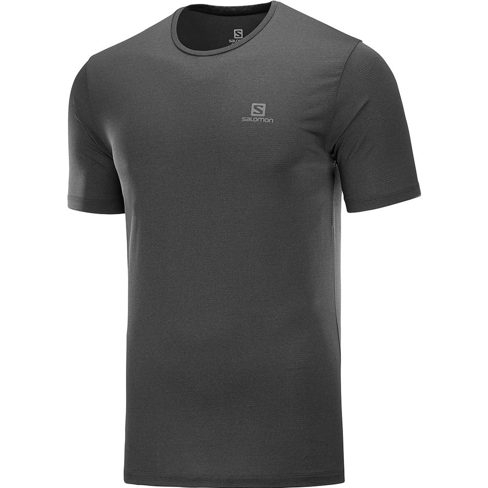 Salomon T-Shirts Herre Sort - AGILE TRAINING M (VJBSL-0416)